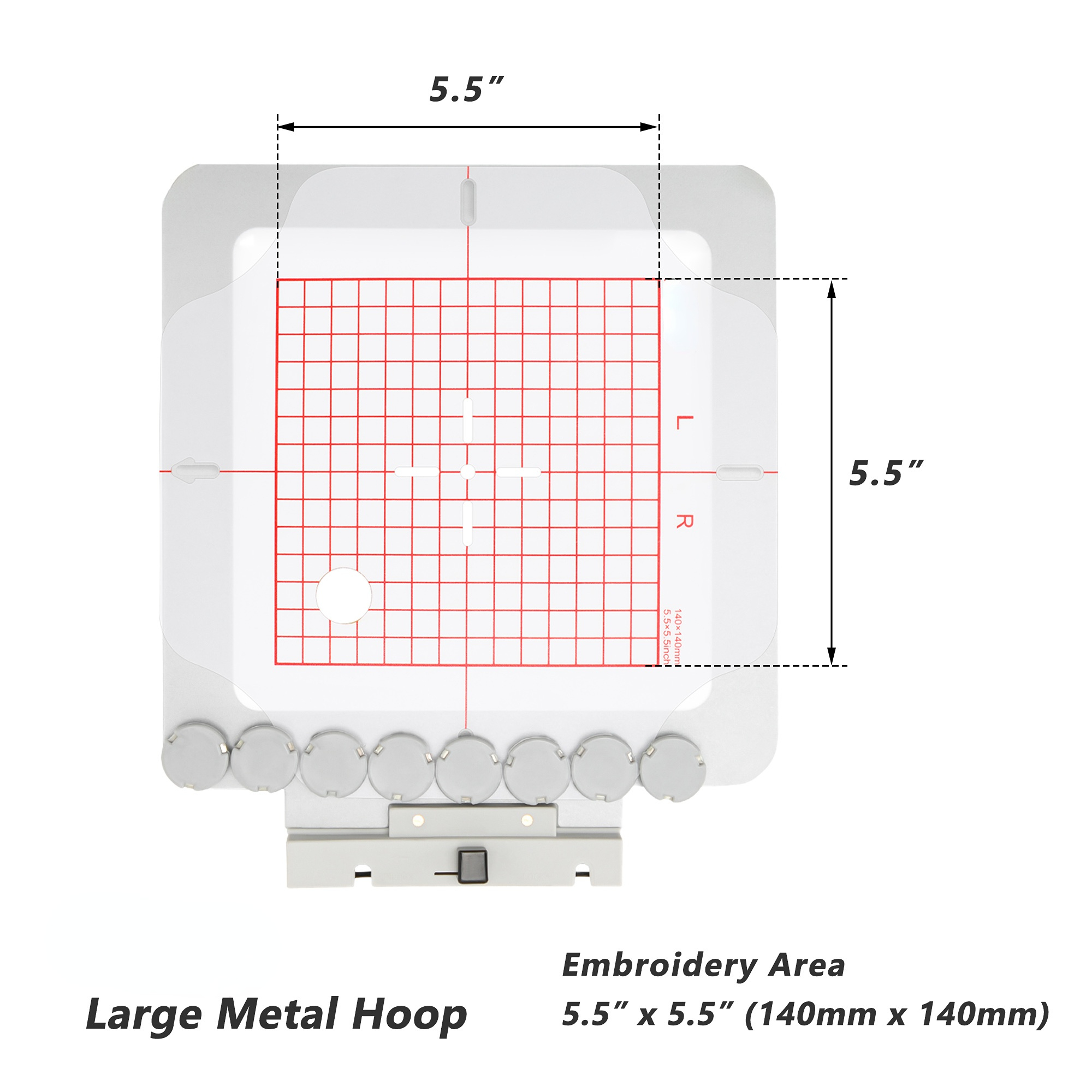 Metal Magnetic Hoop for Poolin - Embroidery Software recensie en prijs