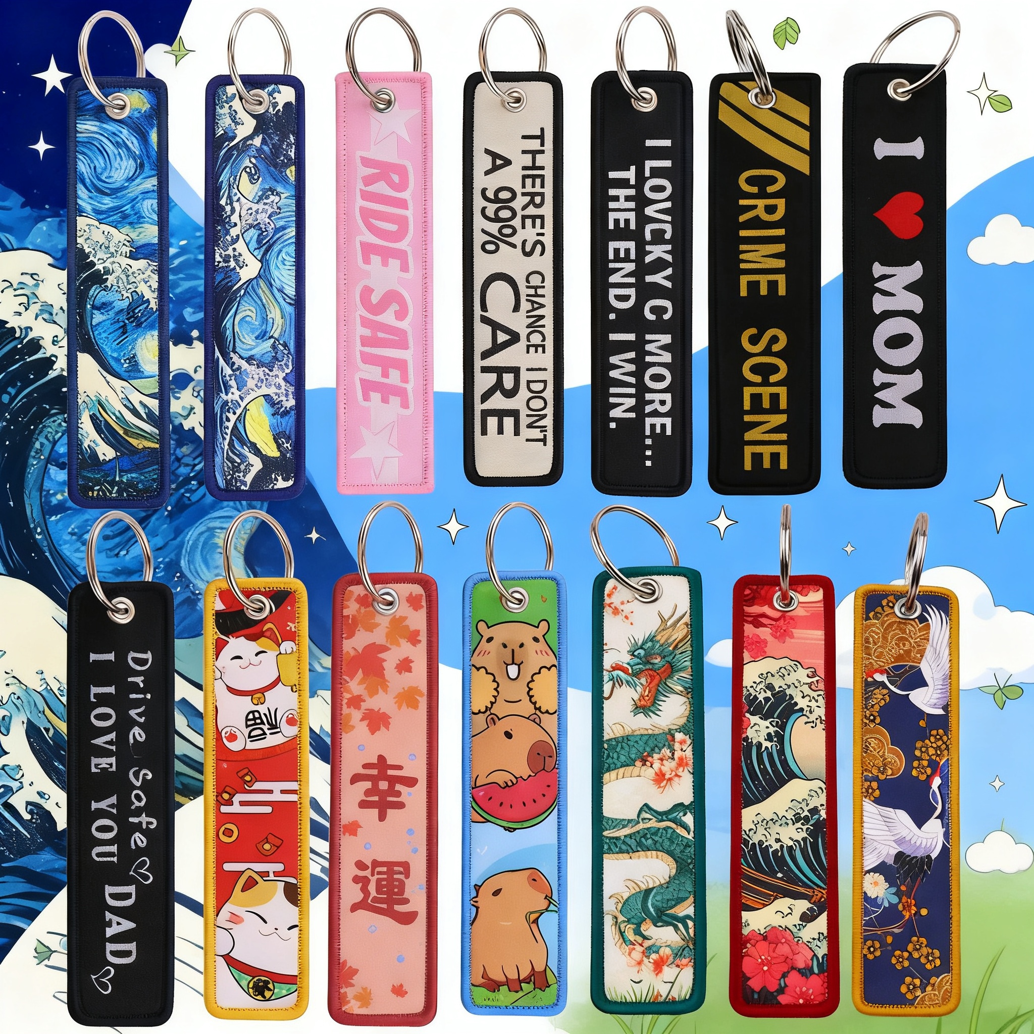 Van Gogh Embroidery Key Fobs K - Embroidery Gift recensie en prijs