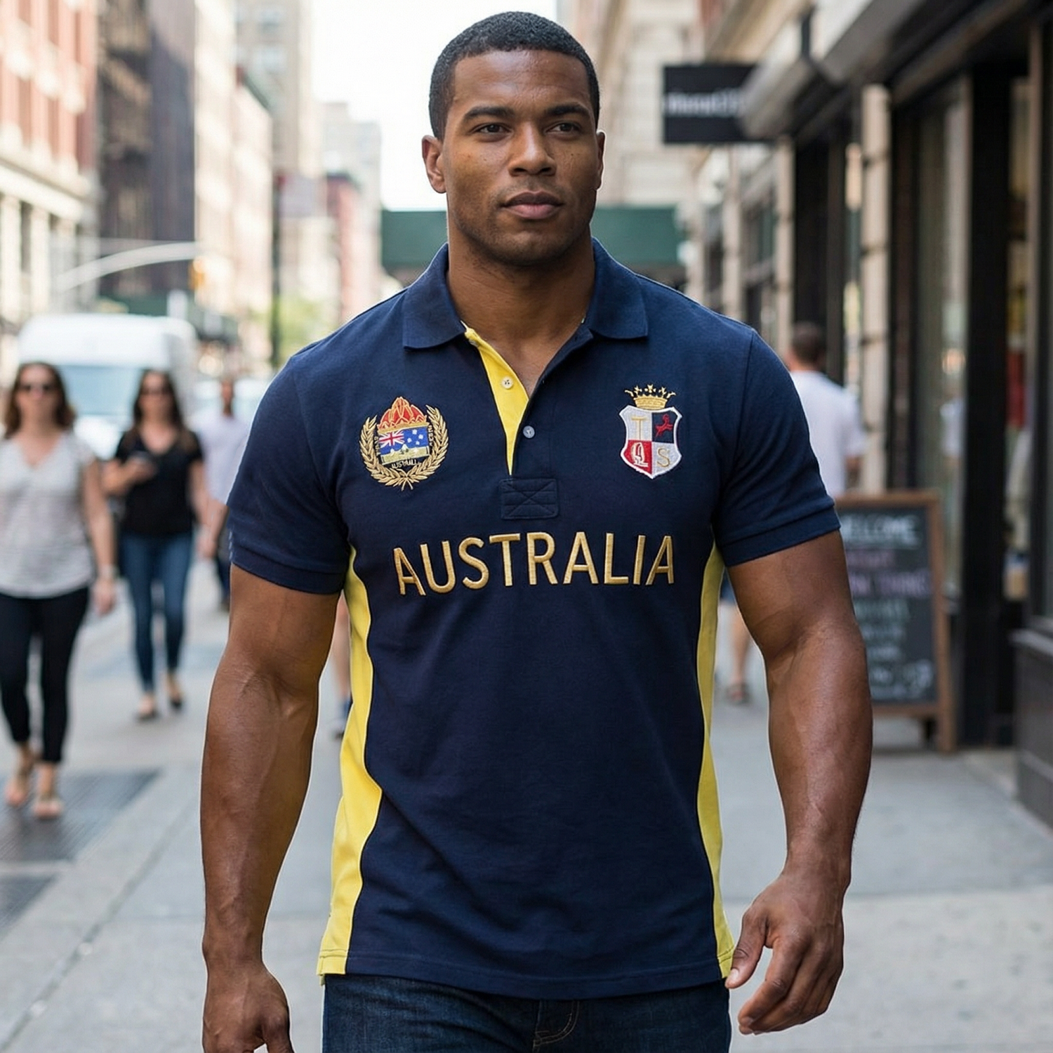 Men's polo shirt Australia Roy - Embroidery Australia recensie en prijs