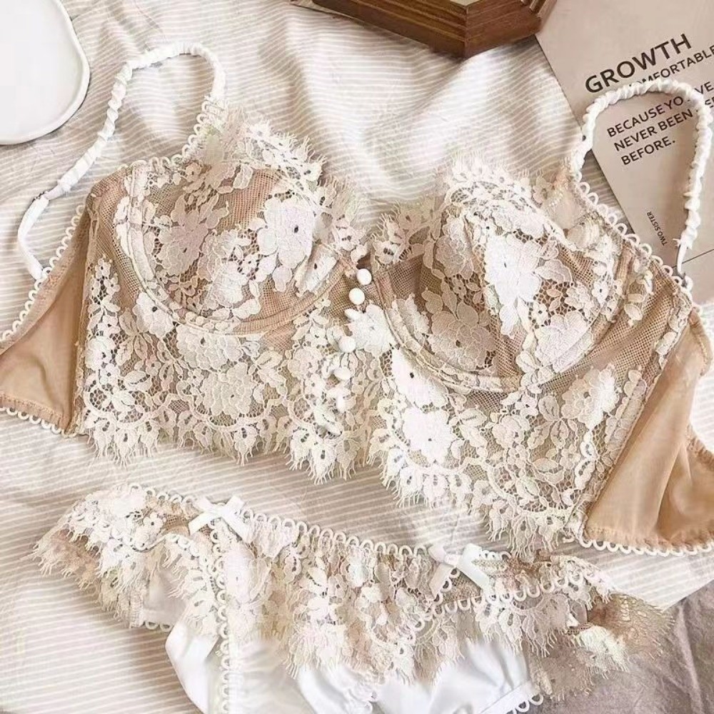 Flower Embroidery Lace Wireles - Embroidery Underwear recensie en prijs