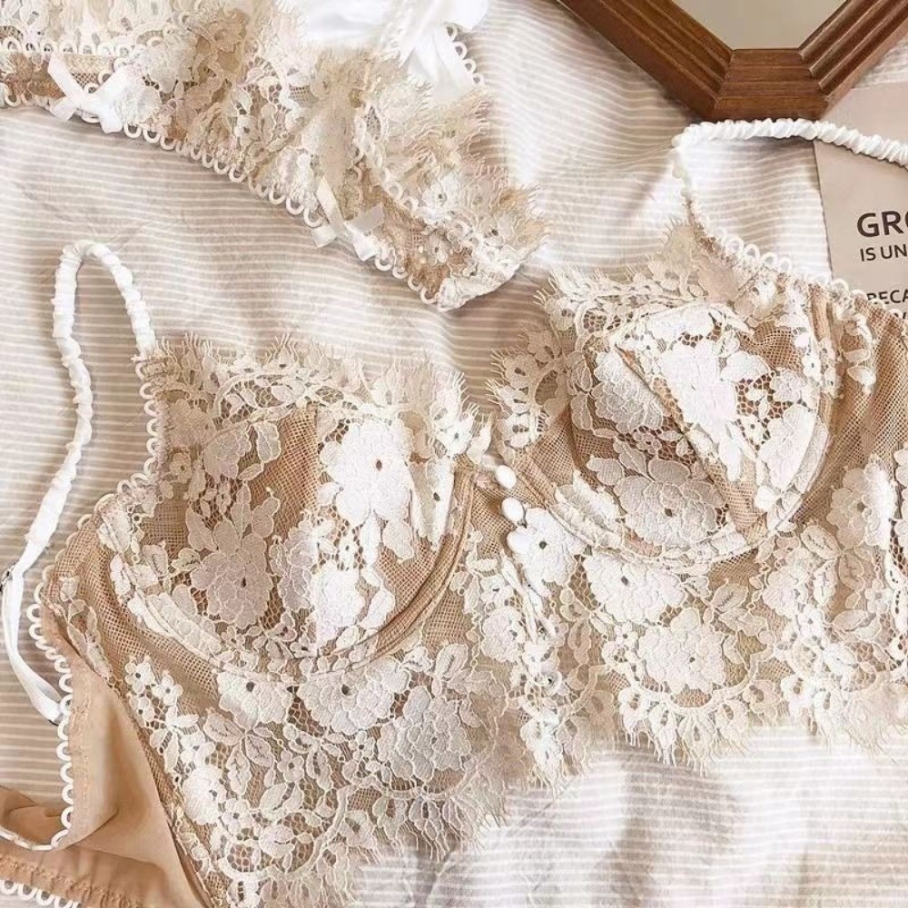 Flower Embroidery Lace Wireles - Embroidery Underwear recensie en prijs