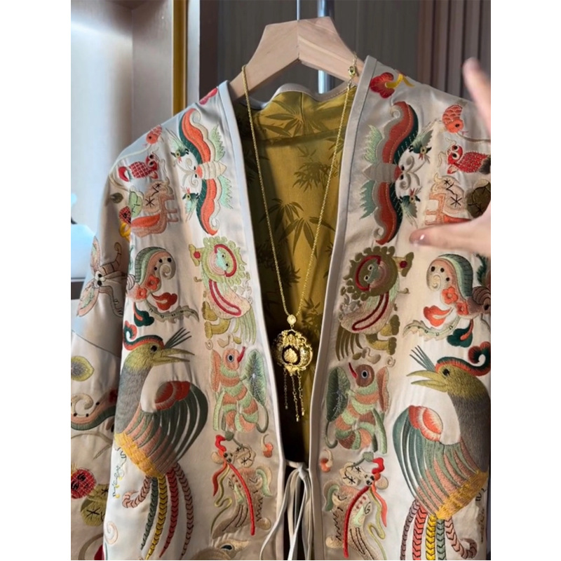 New Chinese Style Kimono Cardi - Embroidery Fashion recensie en prijs