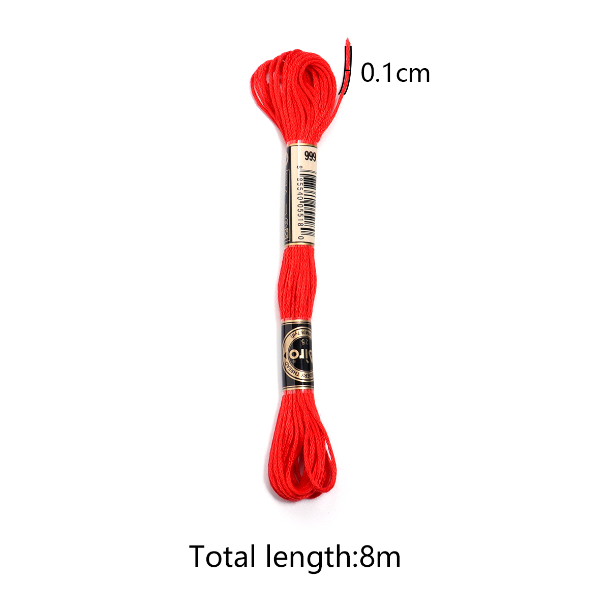 6Pcs/Lot Multicolor Polyester  - Embroidery Service recensie en prijs