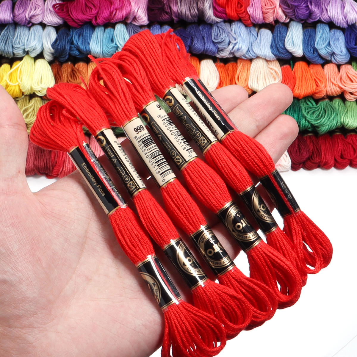 6Pcs/Lot Multicolor Polyester  - Embroidery Service recensie en prijs