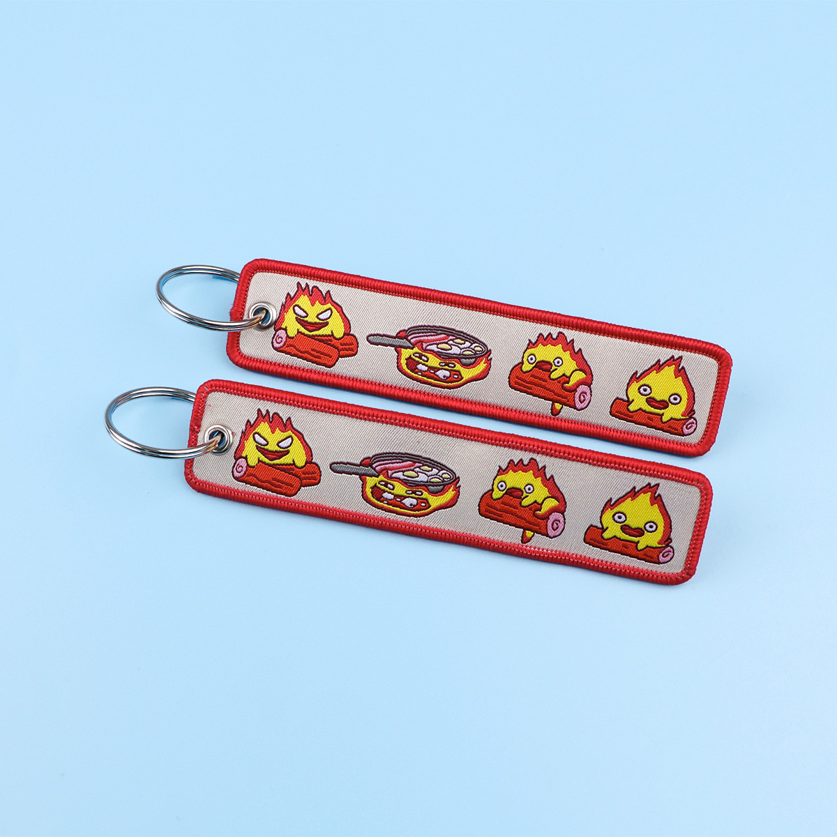 Anime Fire Embroidery Key Fobs - Embroidery Gift recensie en prijs