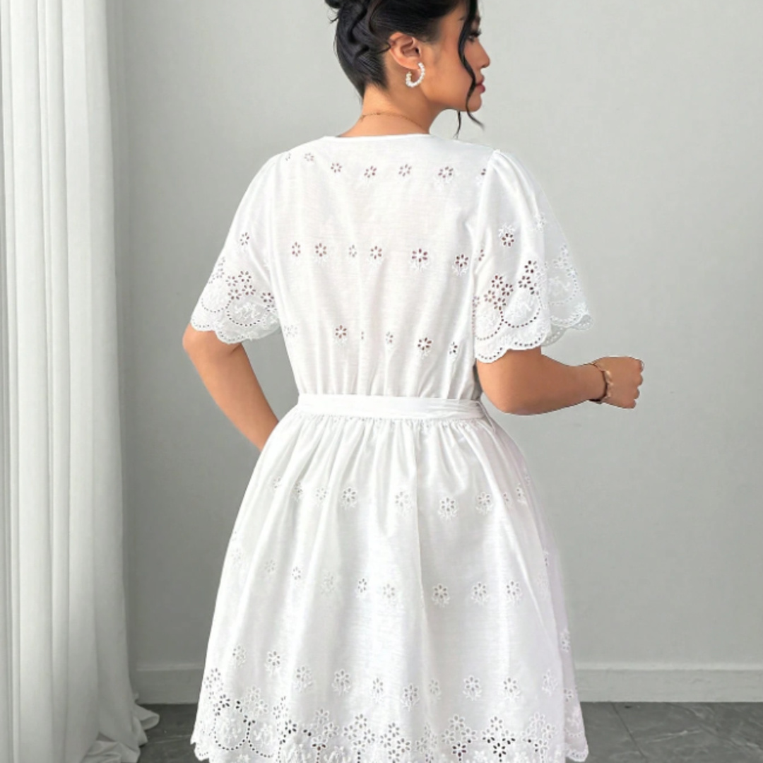 Plus Size White Eyelet Embroid - Embroidery Eyelet recensie en prijs