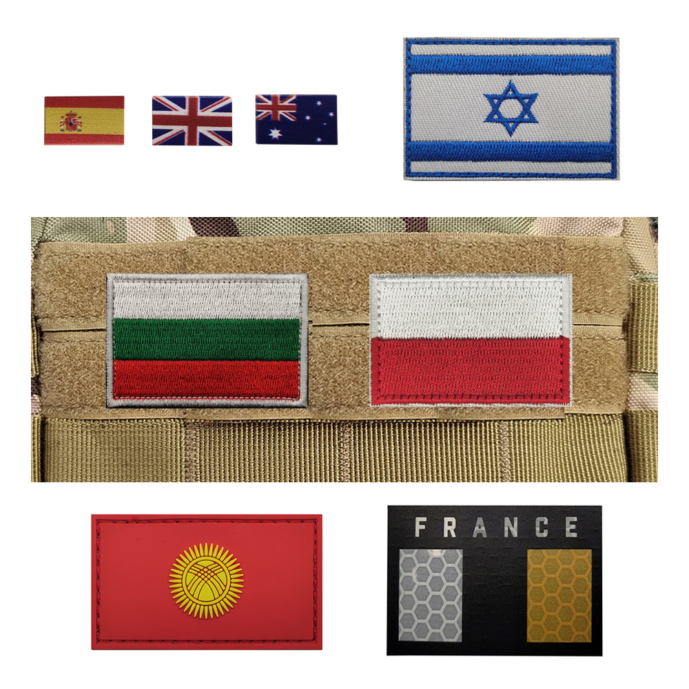 Small Size USA Israel Germany  - Embroidery Australia recensie en prijs