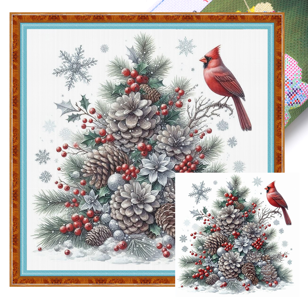 Xmas Printed Cross Stitch Kit  - Embroidery Xmas Kits recensie en prijs