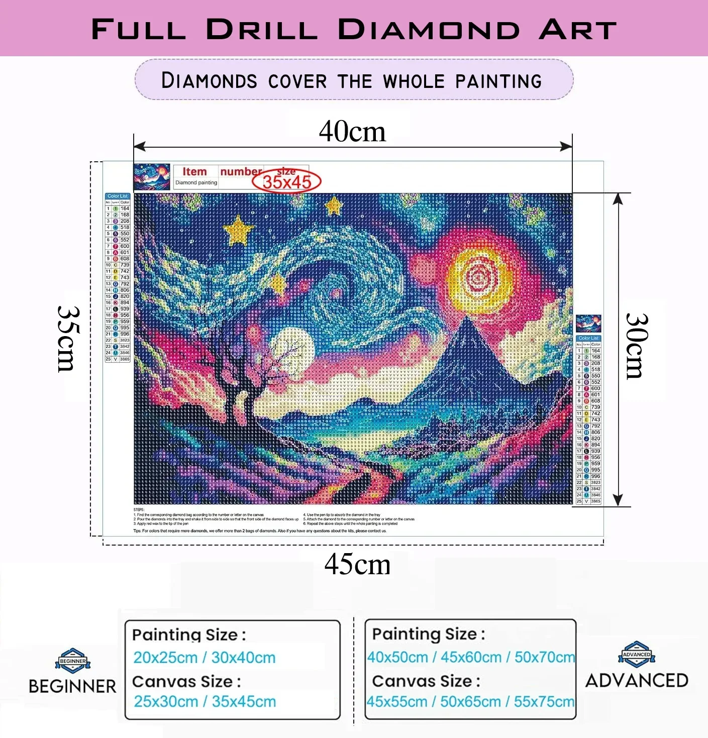 1pc frameless Cross Stitch Dia - Embroidery Pattern recensie en prijs