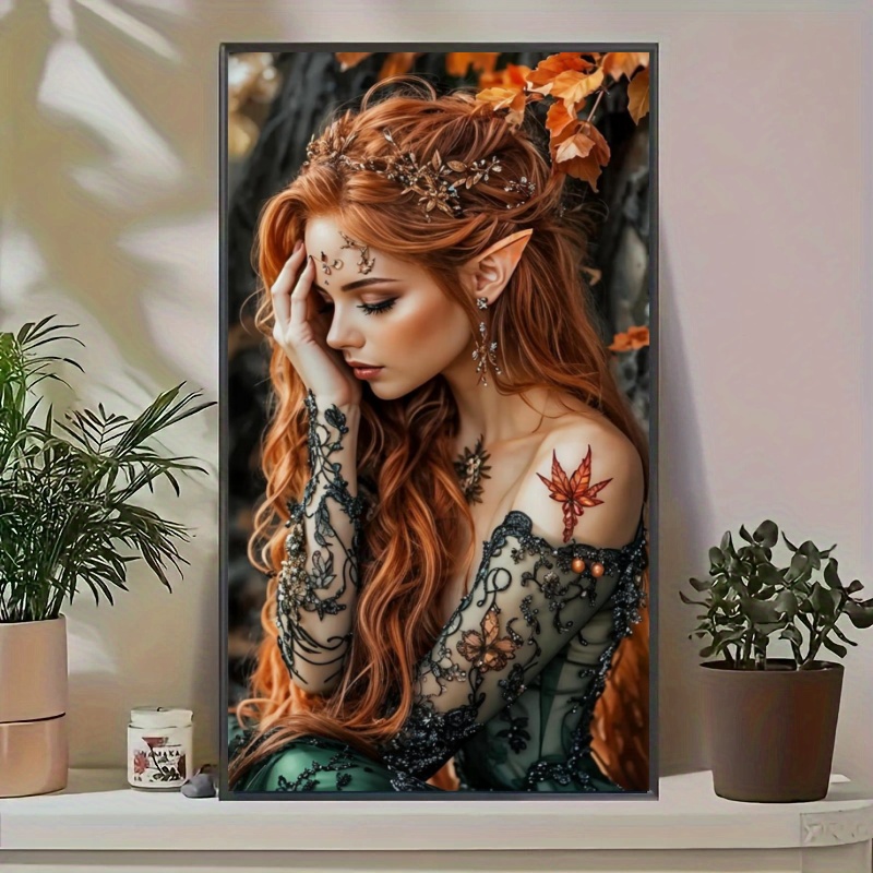 Female Elf with Red Hair Paint - Embroidery Translate recensie en prijs