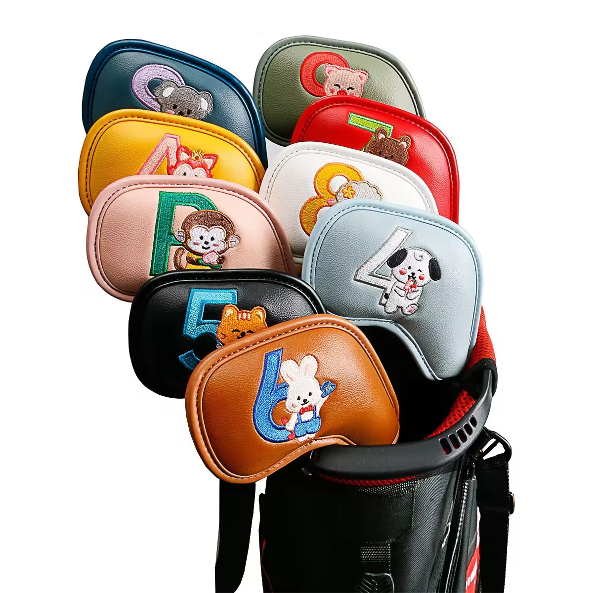9Pcs Cute Cartoon Animal Golf  - Embroidery Gift recensie en prijs