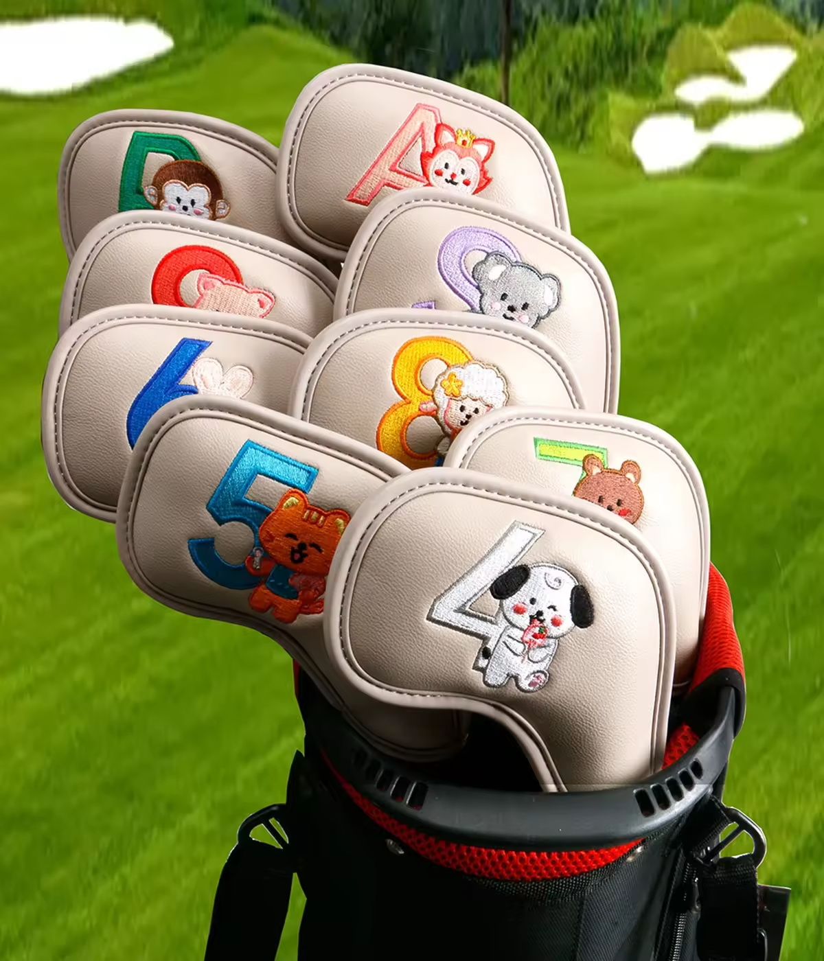 9Pcs Cute Cartoon Animal Golf  - Embroidery Gift recensie en prijs
