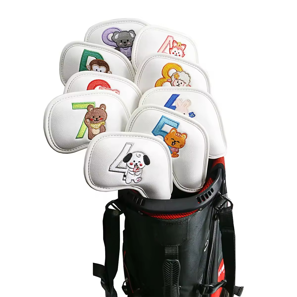 9Pcs Cute Cartoon Animal Golf  - Embroidery Gift recensie en prijs