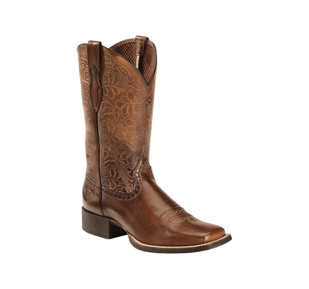 Men's Brown Leather Cowboy Boo - Embroidery Pattern recensie en prijs