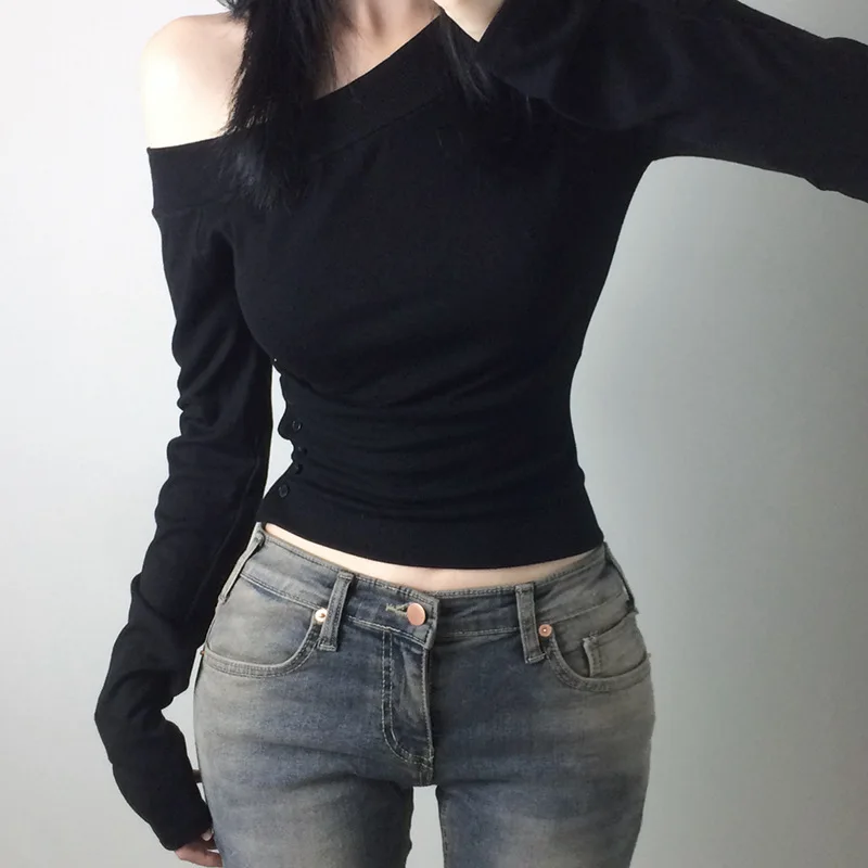 Y2K Vintage Pleated Button T-S - Embroidery Fashion recensie en prijs