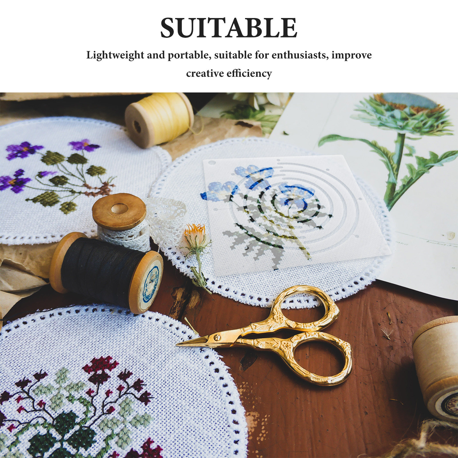 4Pcs Transparent Acrylic Quilt - Embroidery Pattern recensie en prijs