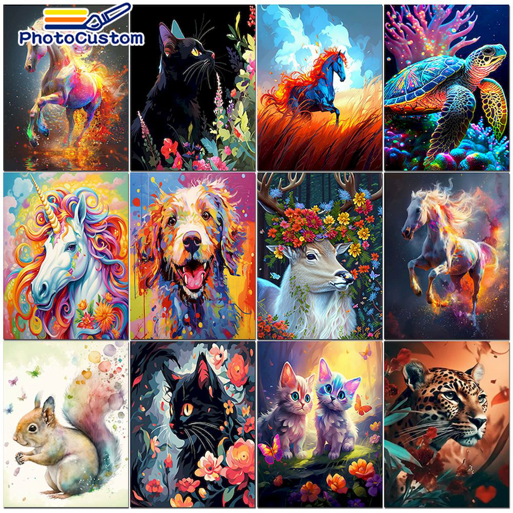 PhotoCustom Diy Paint By Numbe - Embroidery Translate recensie en prijs