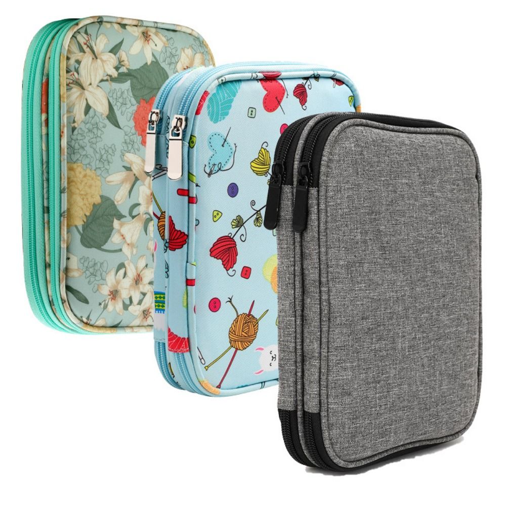 Knitting Needle Case, Portable - Embroidery Service recensie en prijs
