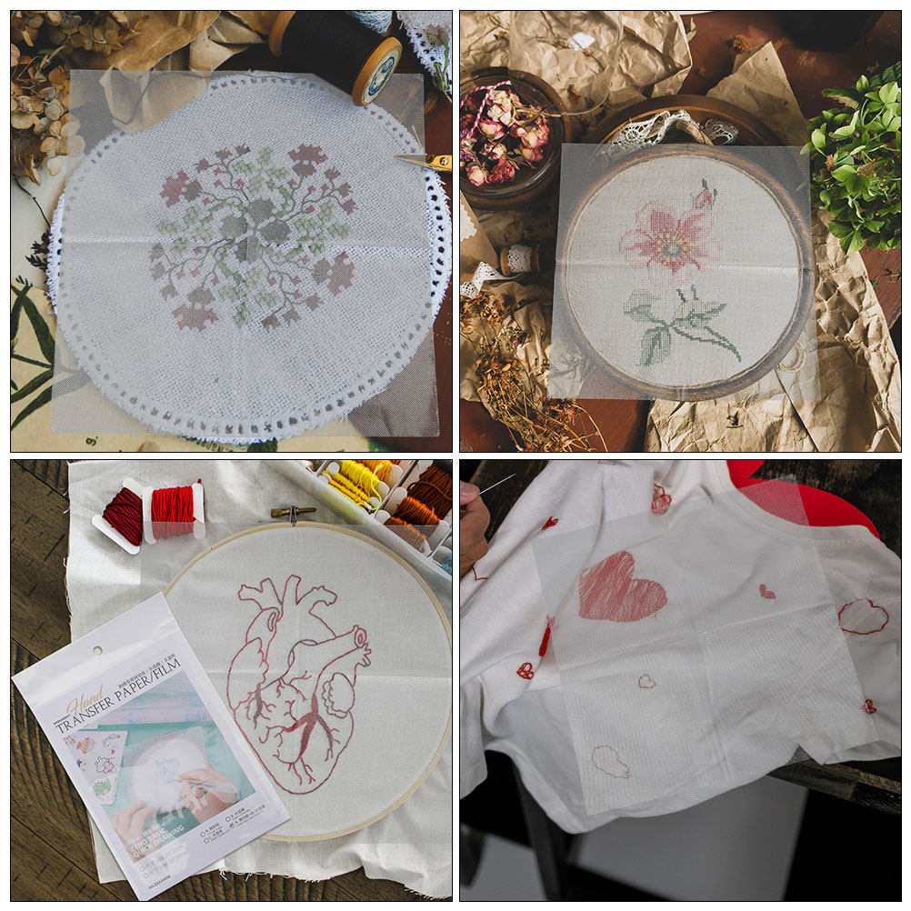 8Pcs Water Soluble Embroidery  - Embroidery Pattern recensie en prijs