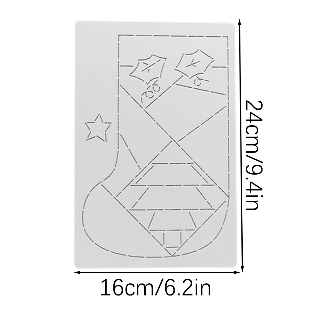 DIY Xmas Stocking Patchworks S - Embroidery Xmas Stocking recensie en prijs