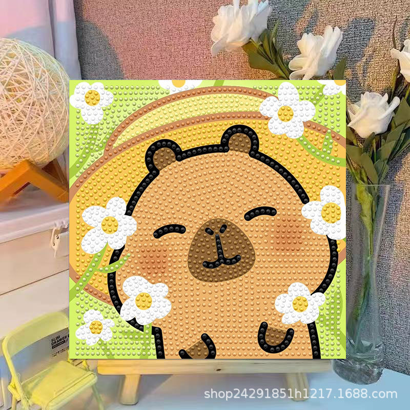 Cartoon Capibala Crystal Diamo - Embroidery Service recensie en prijs
