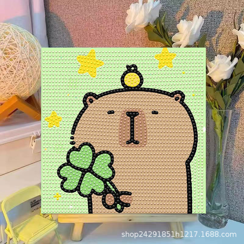 Cartoon Capibala Crystal Diamo - Embroidery Service recensie en prijs