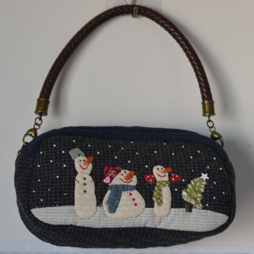 DIY Snow Shoulder Bag Patchwor - Embroidery Xmas Stocking recensie en prijs