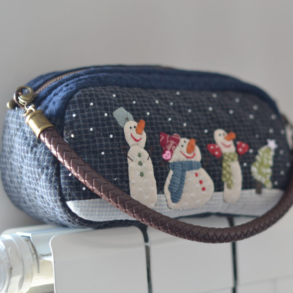 DIY Snow Shoulder Bag Patchwor - Embroidery Xmas Stocking recensie en prijs