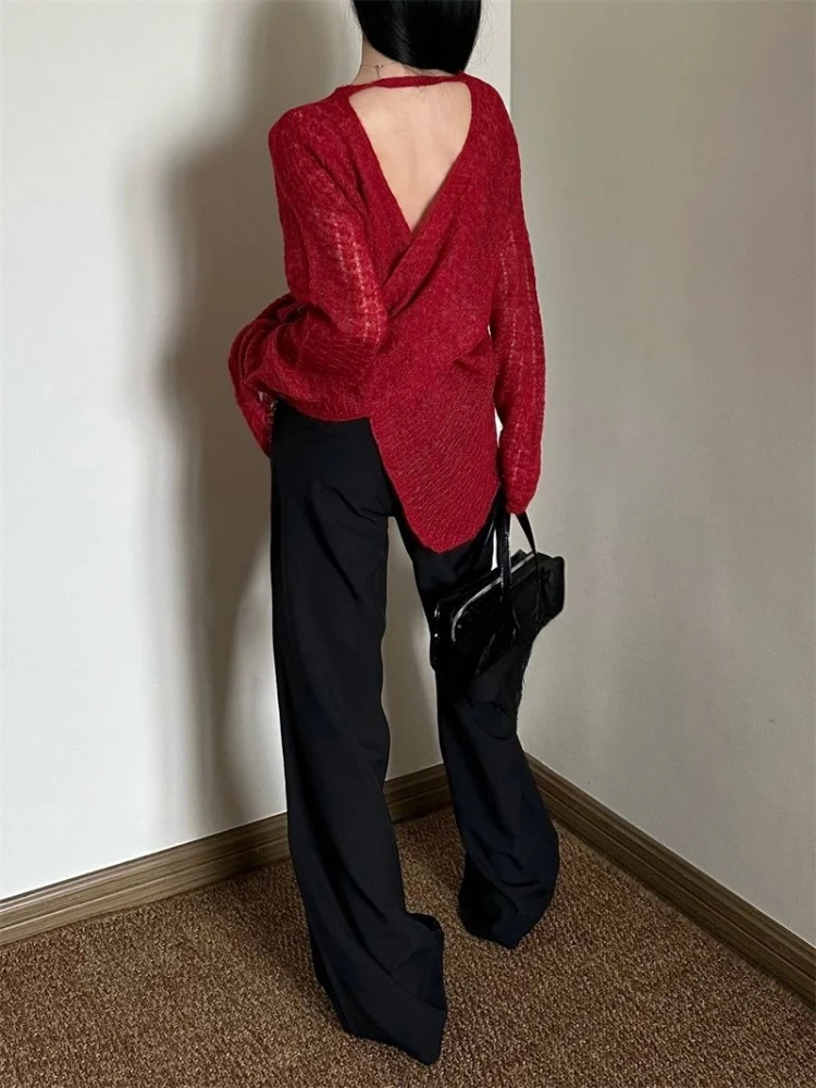 Y2K See-Through Knitted Women' - Embroidery Fashion recensie en prijs