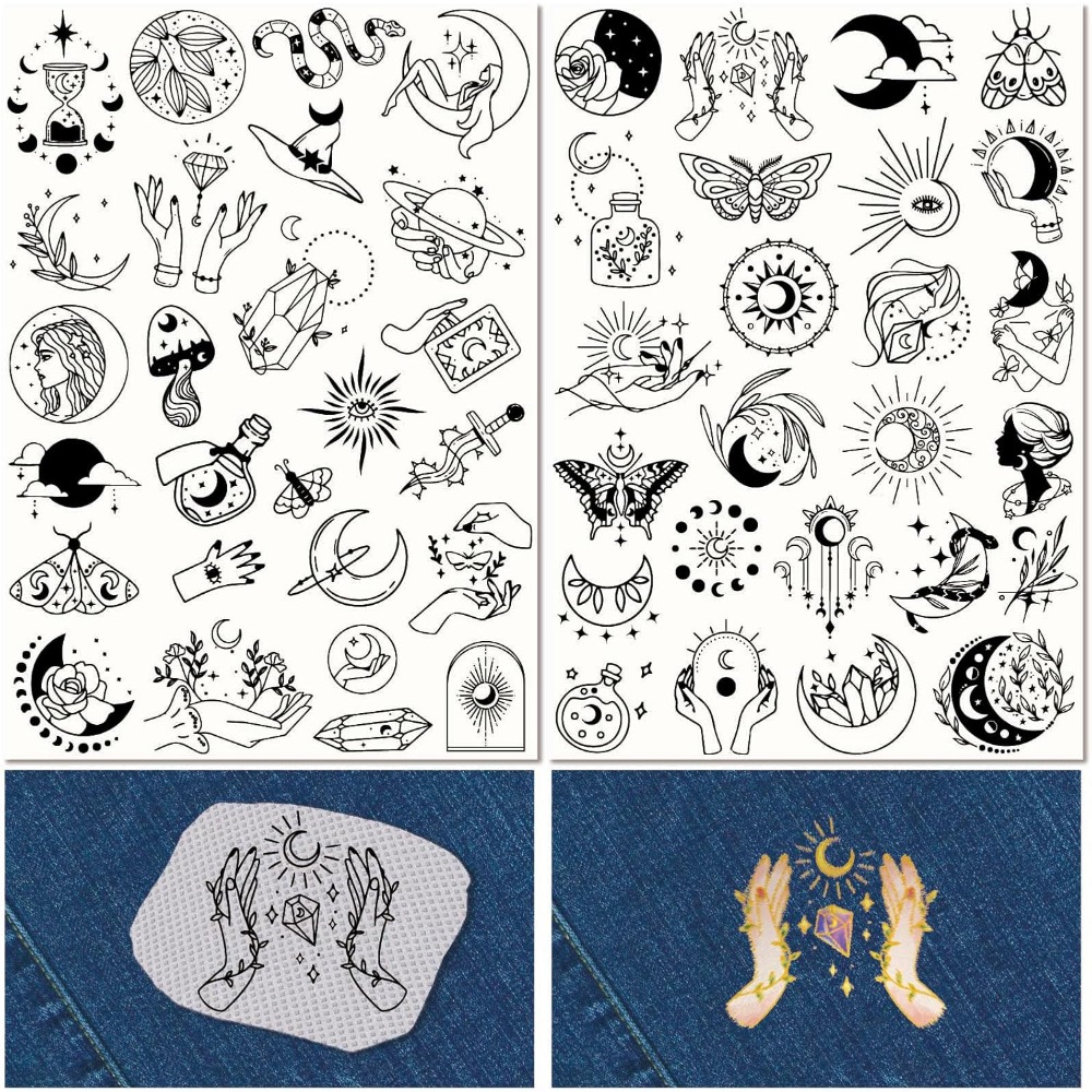 51Pcs Boho Moon Sun Water Solu - Embroidery Pattern recensie en prijs