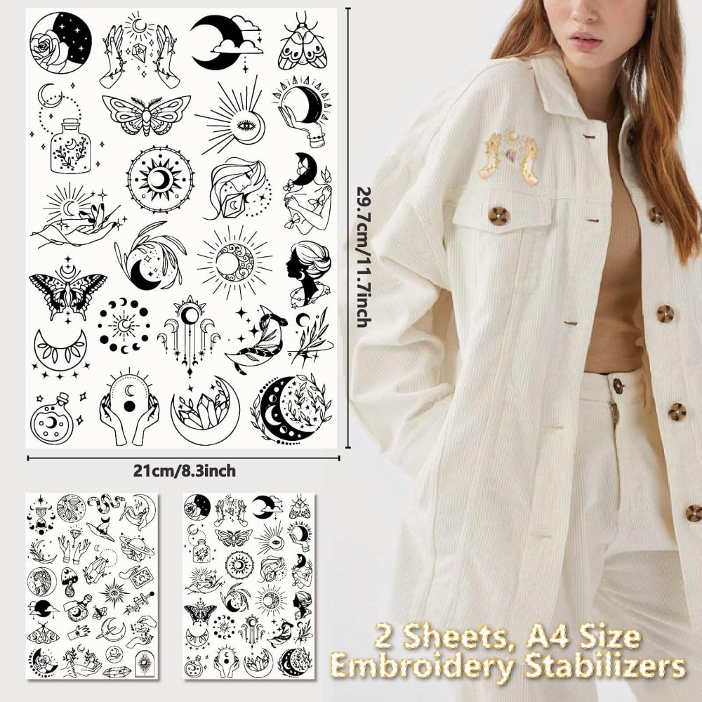 51Pcs Boho Moon Sun Water Solu - Embroidery Pattern recensie en prijs